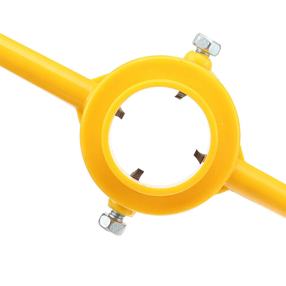 6pcs NPT Die Set PVC Thread Tool Maker 1/2 3/4 1 Inch PVC Pipe Threader Screw Die