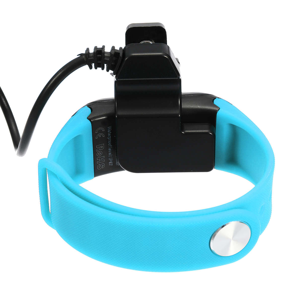 Single Touch Smart Bracelet Wristband Watch Bluetooth Heart Rate Fitness Tra