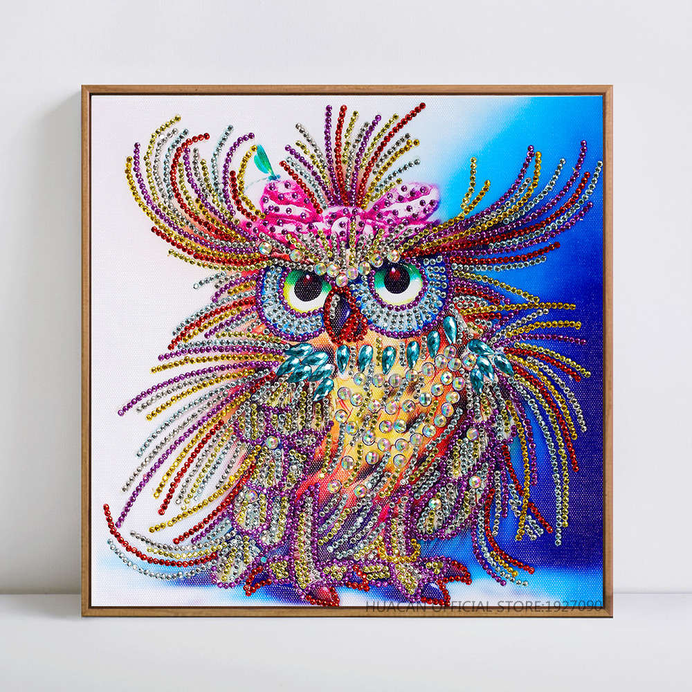 New 5D DIY Owl Pictures Diamond Paintings Beautiful Diamond Painting Cross Stitch Animals Decor