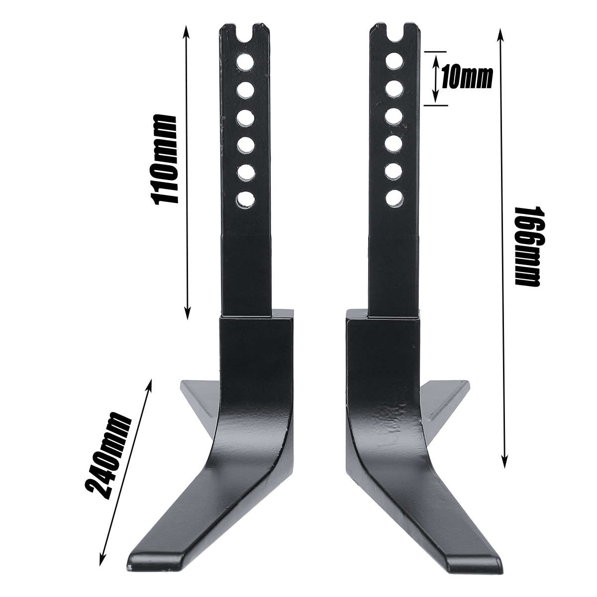 Universal TV Stand Support Base Plasma LCD Flat Screen Table Top Pedestal Mount 32-65inch - 0.71kg