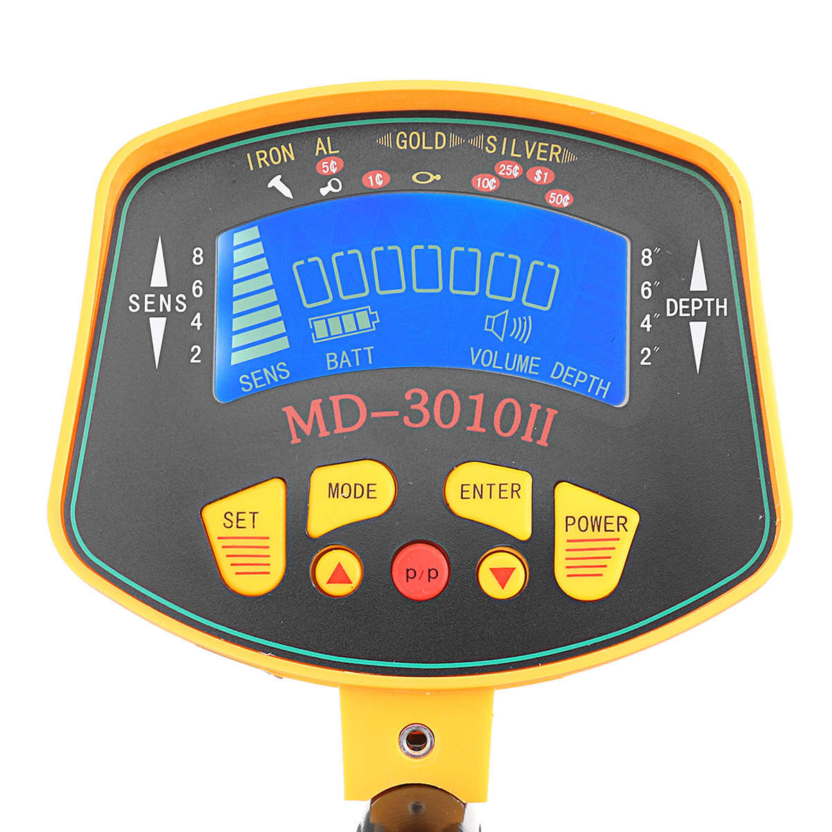 MD3010II Metal Detector Gold Deep Sensitive Searching Digger + TX-2002 Pinpo