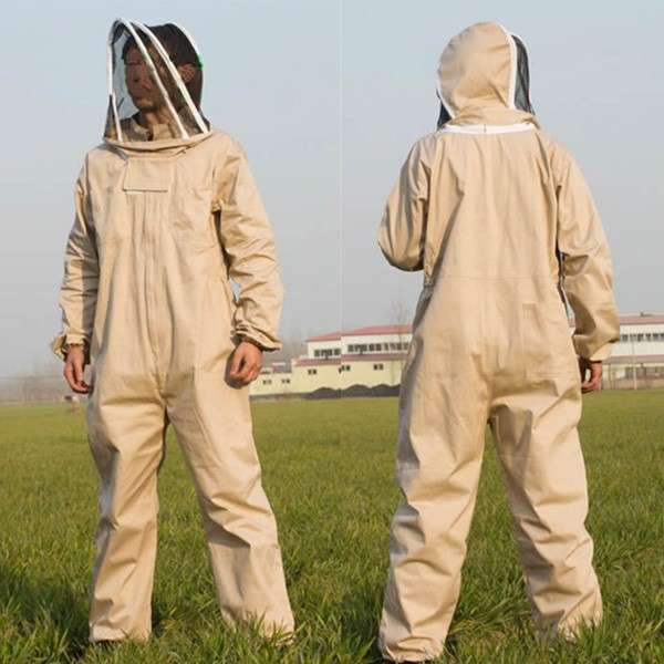 otton Beekeeping Suit Bee Suit Heavy Duty Space Suit Leather Ventilate