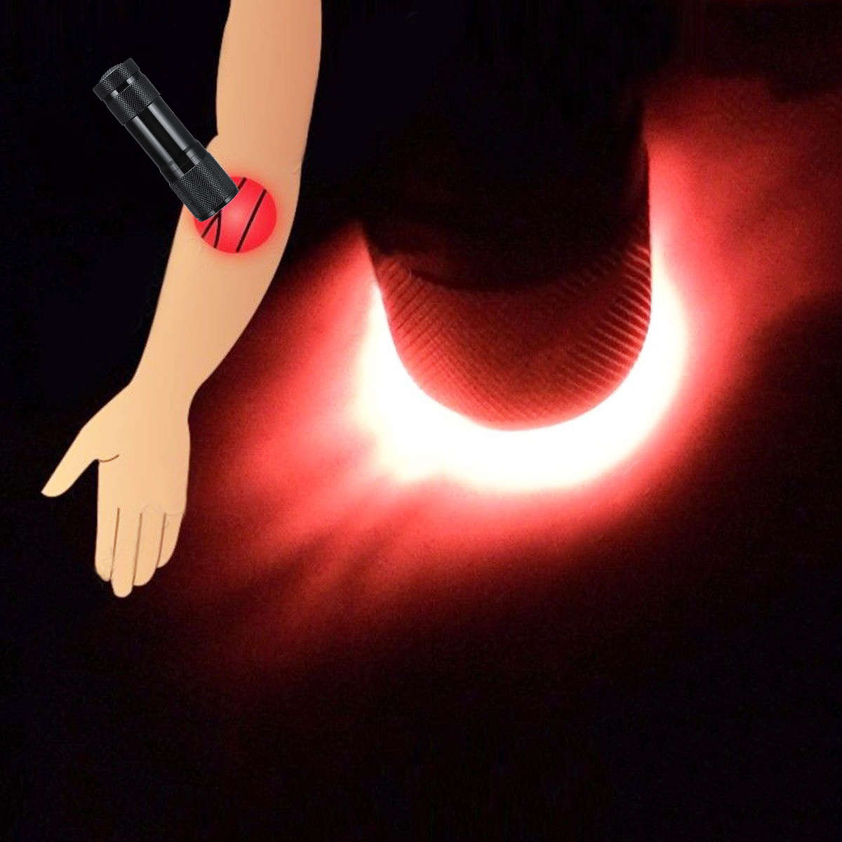 Professional Portable Red Light Pediatric Unit Clinicians Nurses IVs Vein Finder Vein Viewer