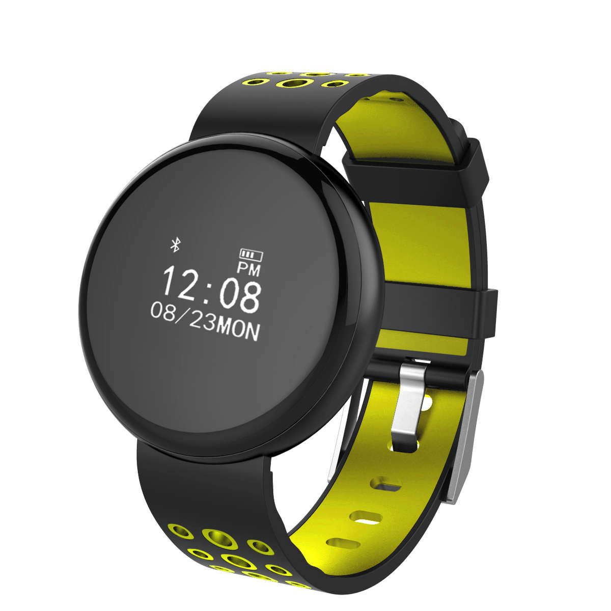SmartWatch Round Screen Blood Oxygen Pressure Heart Rate Monitor Fitness Tracker SmartWatch