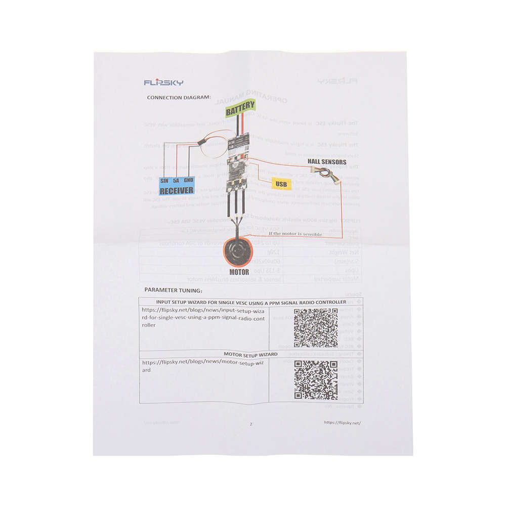 HGLRC-Flipsky FSESC 4.12 50A SK8 ESC 5V/1.5A BEC Electric Longboard RC Car/E-bike/E-scooter