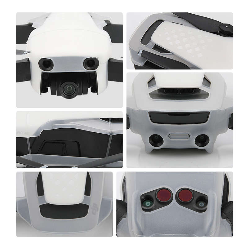 Silicone Protective Body Shell Cover Fuselage Anti-Slip Case Skin Wrap for DJI Mavic Air Drone