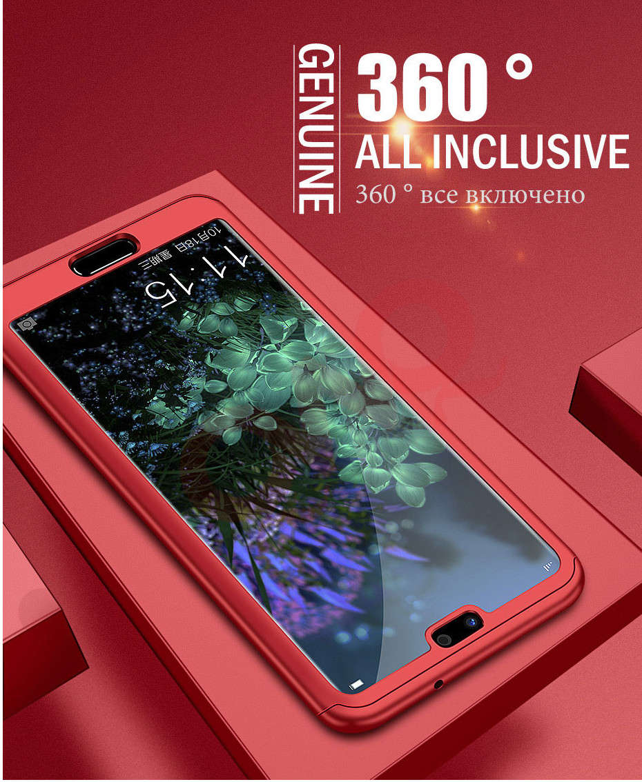 Bakeey 360 Protection PC Case Screen Protector for Huawei P20 / Huawei P20 Lite / Huawei P20 Pro -