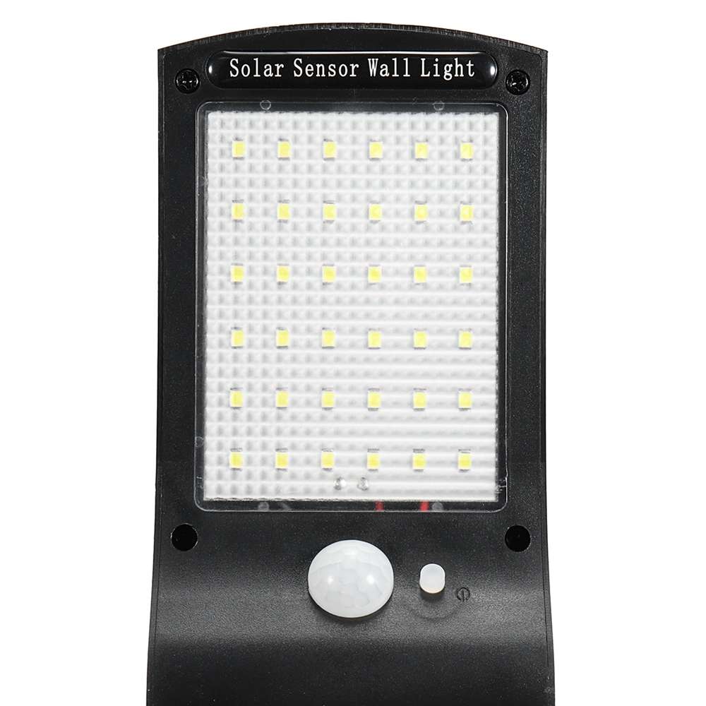 Solar Powered 36 LED PIR Motion Sensor Waterproof Street Security Light Wall Lamp for Outdoor Garden