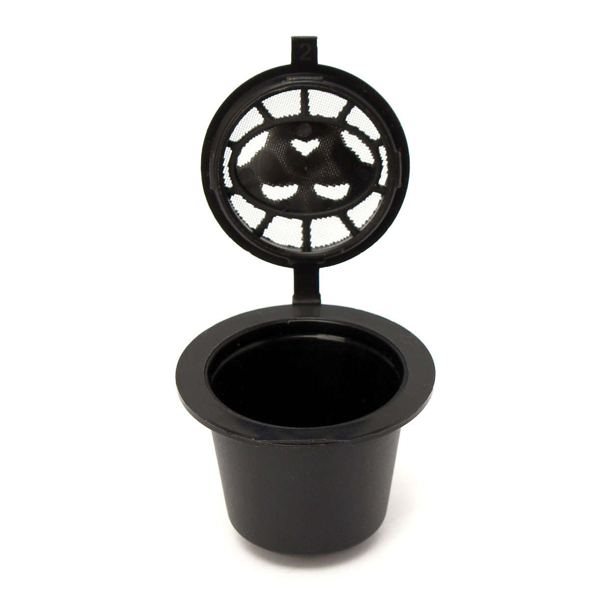 8Pcs Set Refillable Reusable Coffee Capsules Pod Reusable Refilling Filter for Nespresso Machine