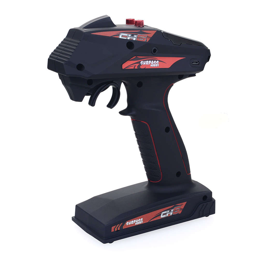 Surpass Hobby CH6 2.4G 4CH Super Response Transmitter Remote Control With Receiver For RC Car Boat