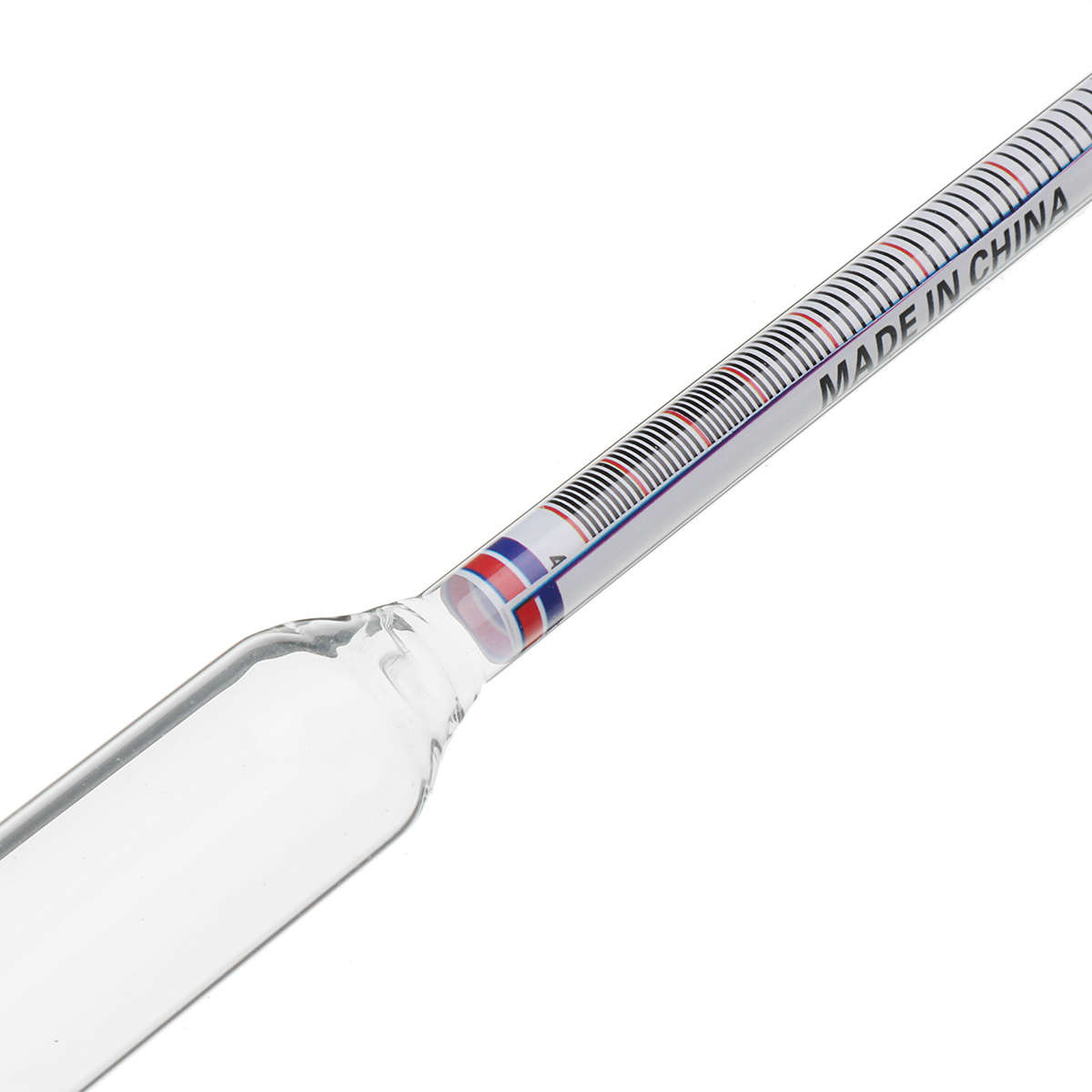 0-100 Hydrometer Home Alcohol Meter For Whiskey Vodka Wine Spirits Density Tester