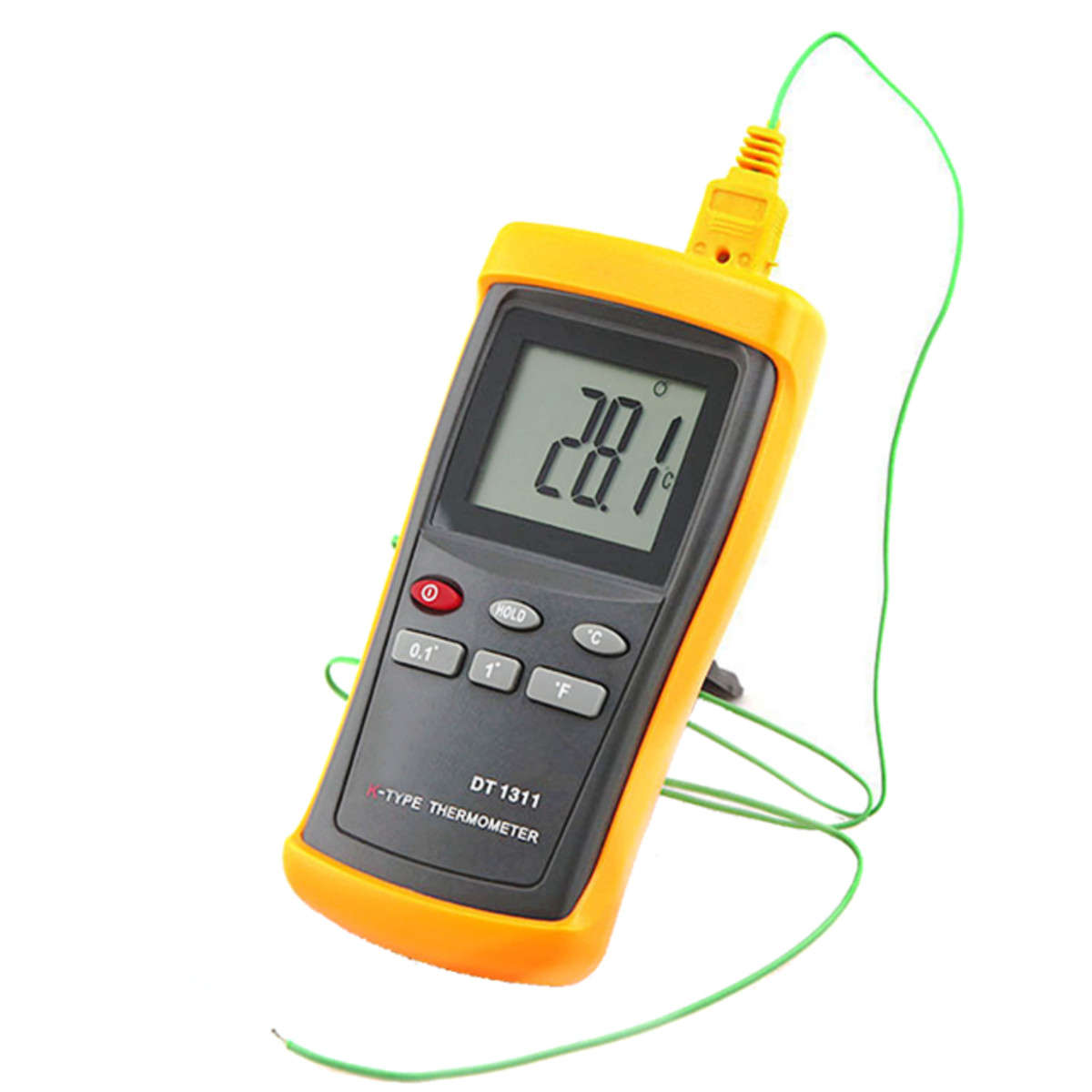 DT1311 K-Type Thermometer Ceramic Probe Forge Crucible Kiln