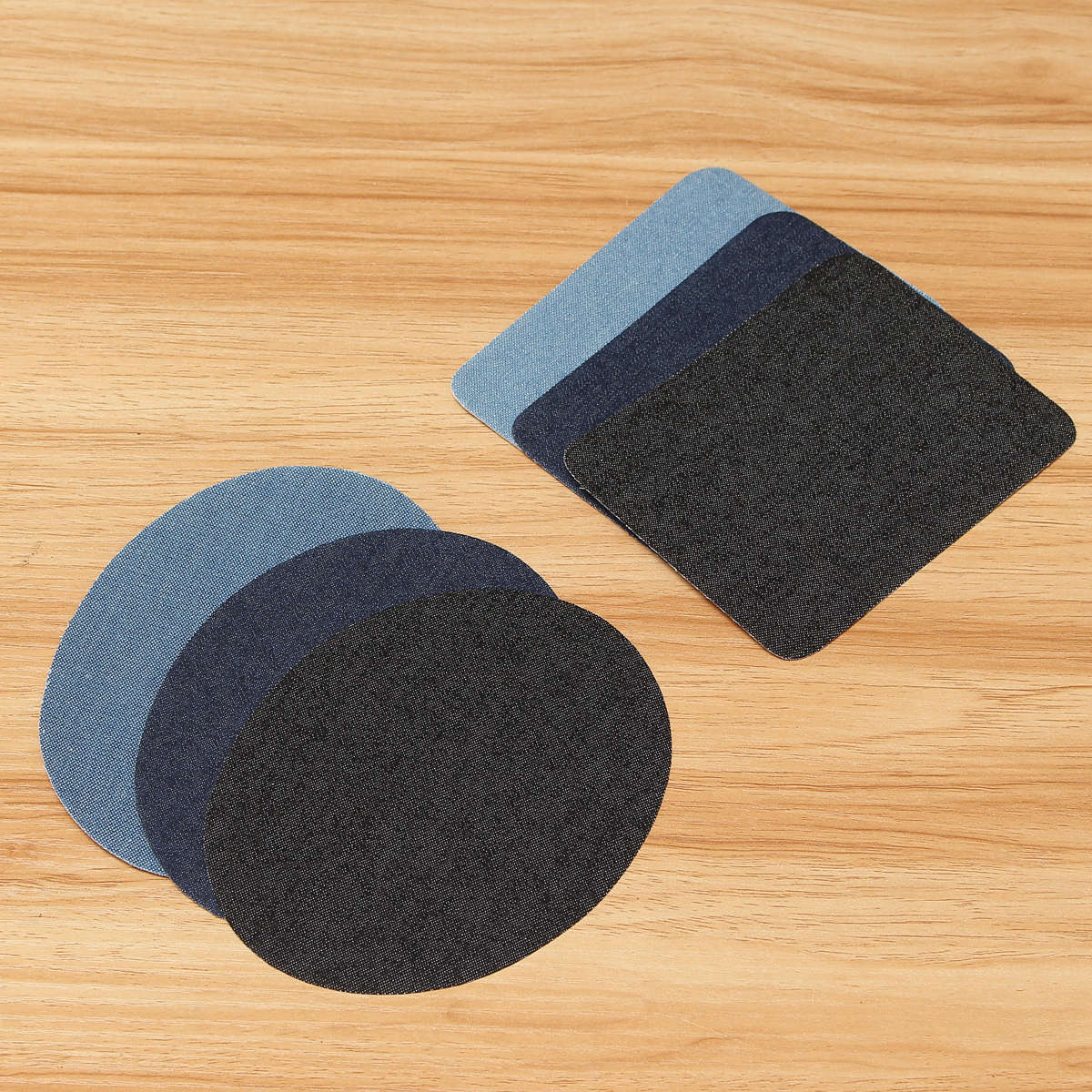 12Pcs Assorted Iron on Jeans Denim/Twill/Cotton Patches Repair Tool Elbow Knee Patch Sewing