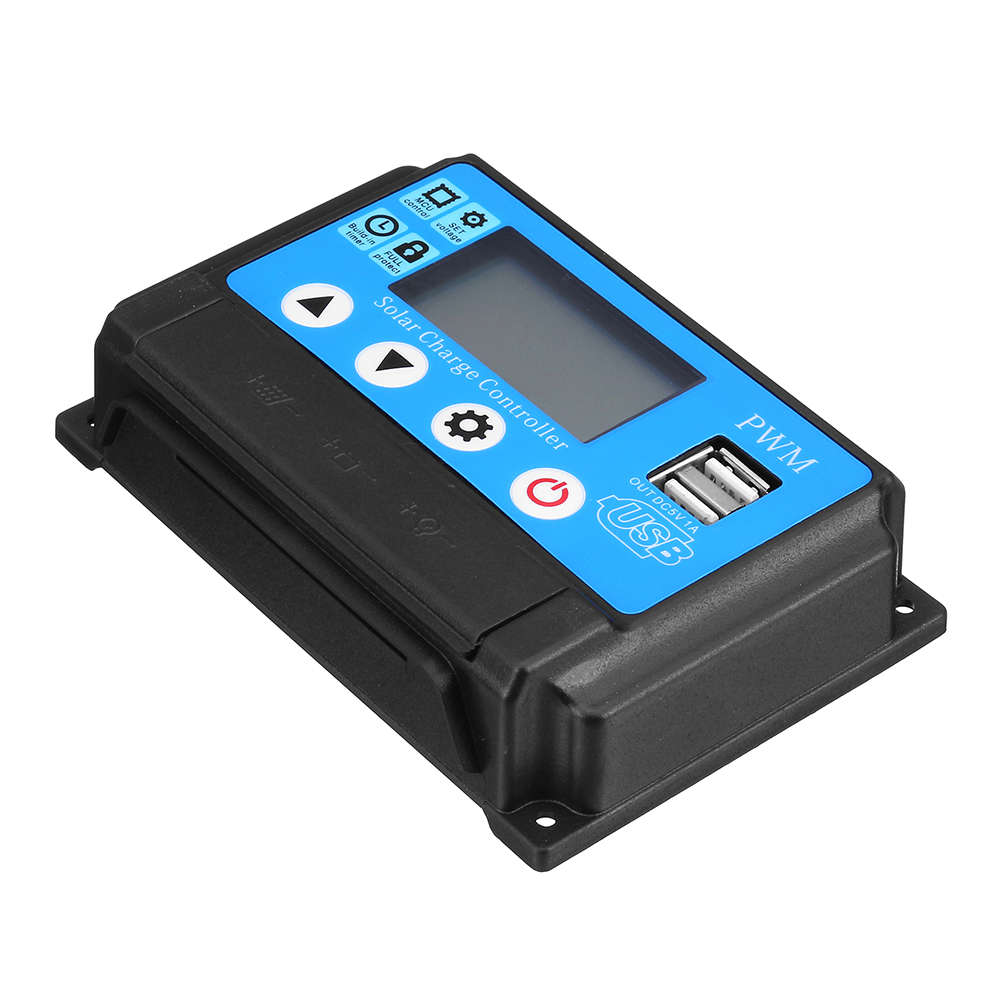 10/20/30/40/50A 12V 24V Auto Solar Panel Solar Charge Controller Battery Cha