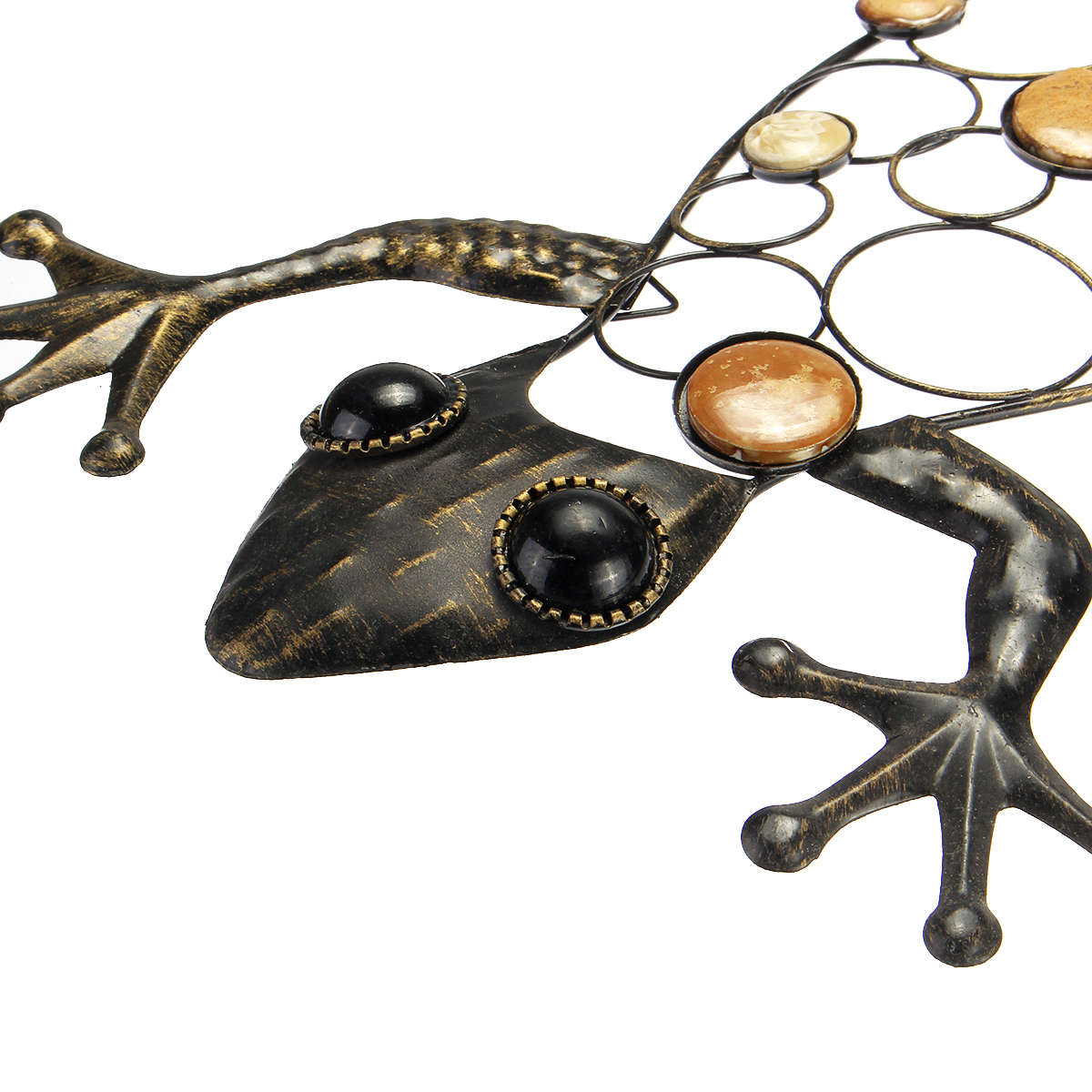 Frog Iron Metal Craft Garden Hanging Wall Art Ornament Mounted Home Decorations