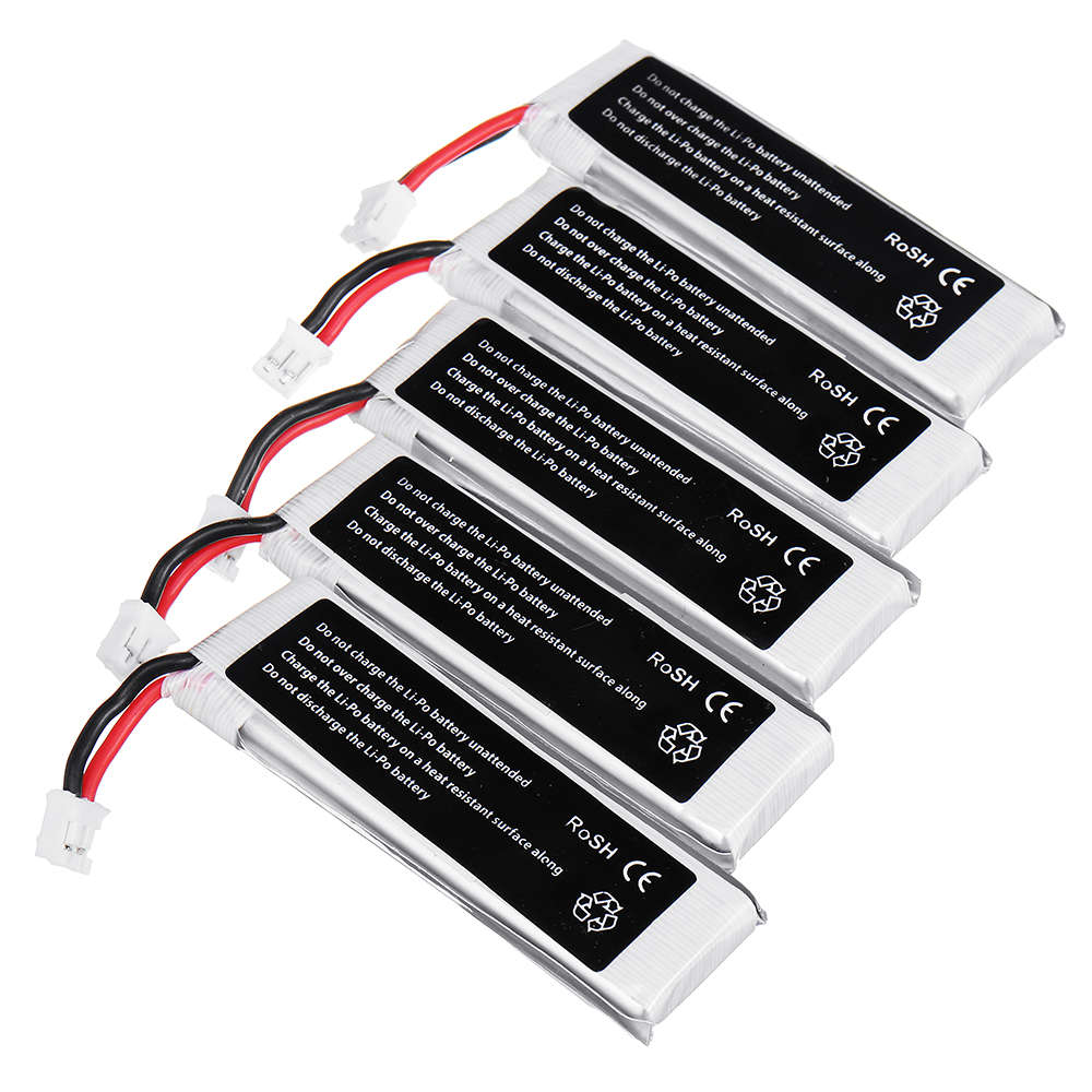 5Pcs URUAV 3.8V 450mAh 50/100C 1S HV 4.35V Lipo Battery PH2.0 for Emax Tinyh