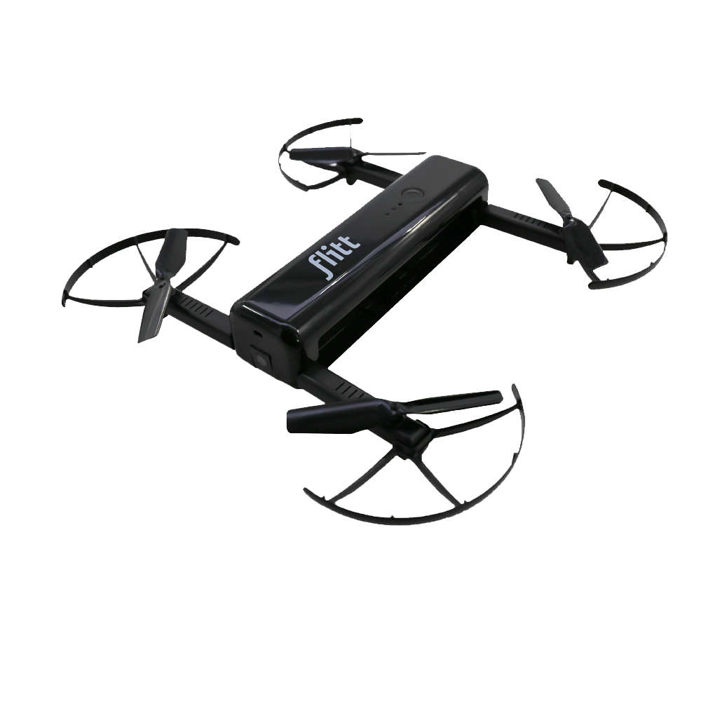 Flitt 720P WIFI FPV Optical Flow Positioning Foldable Pocket Portable RC Drone Quadcopter