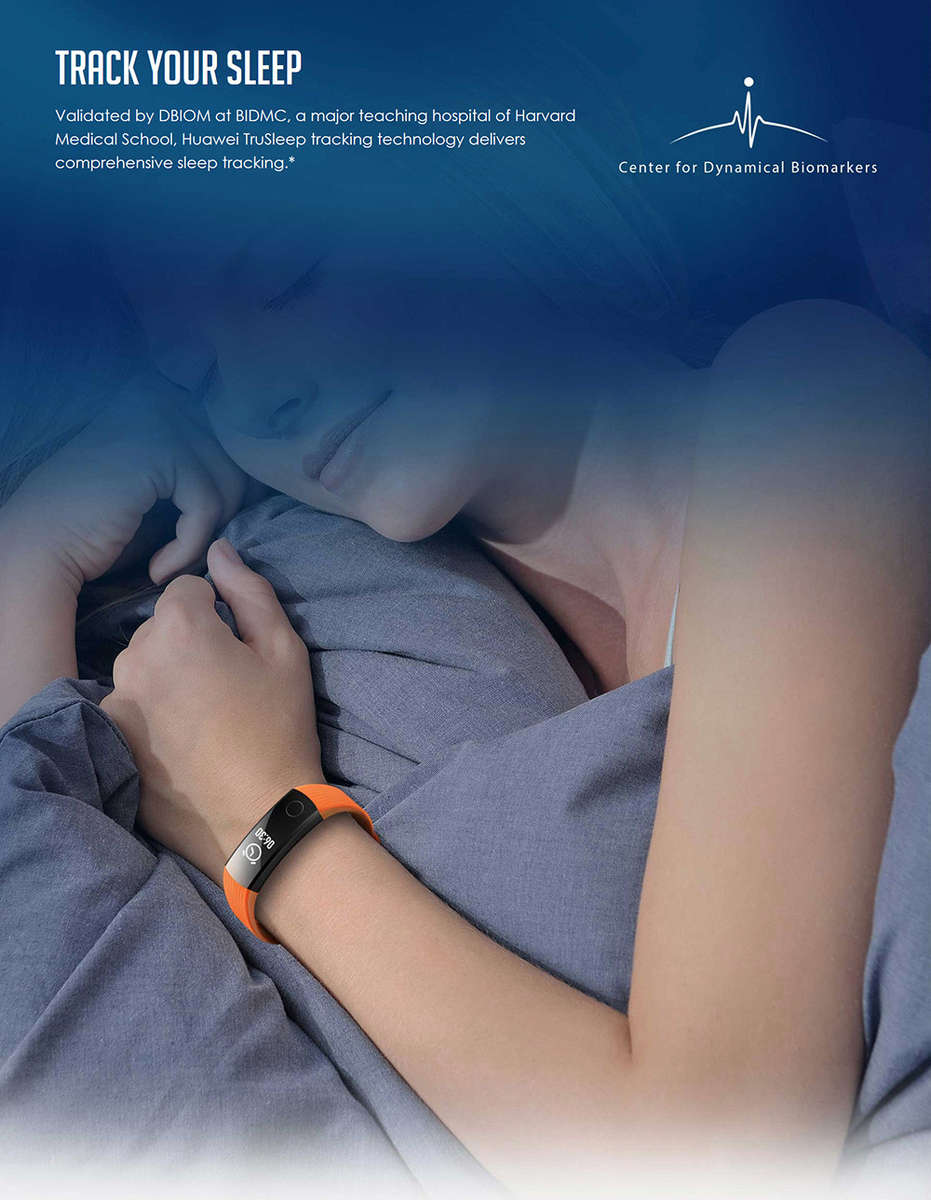 Huawei Honor Band 3 Real-time HR Monitor 5ATM Waterproof 30 Days Standby Fitness Smart Watch Band -