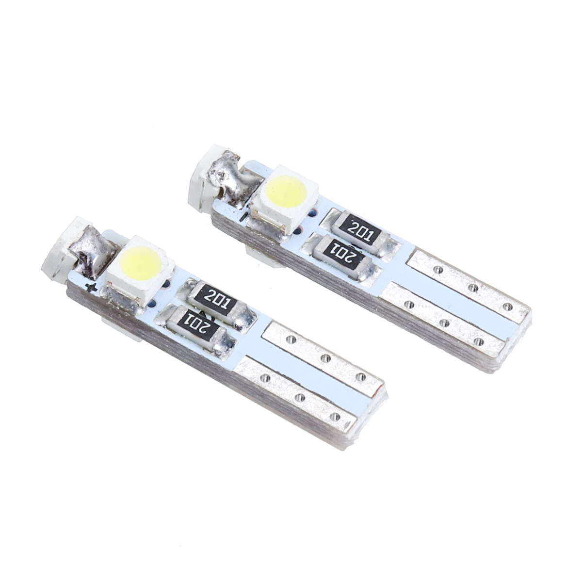 T10 T5 White Car Interior LED Lamp Replacement Bulb Reading Dome Lights for