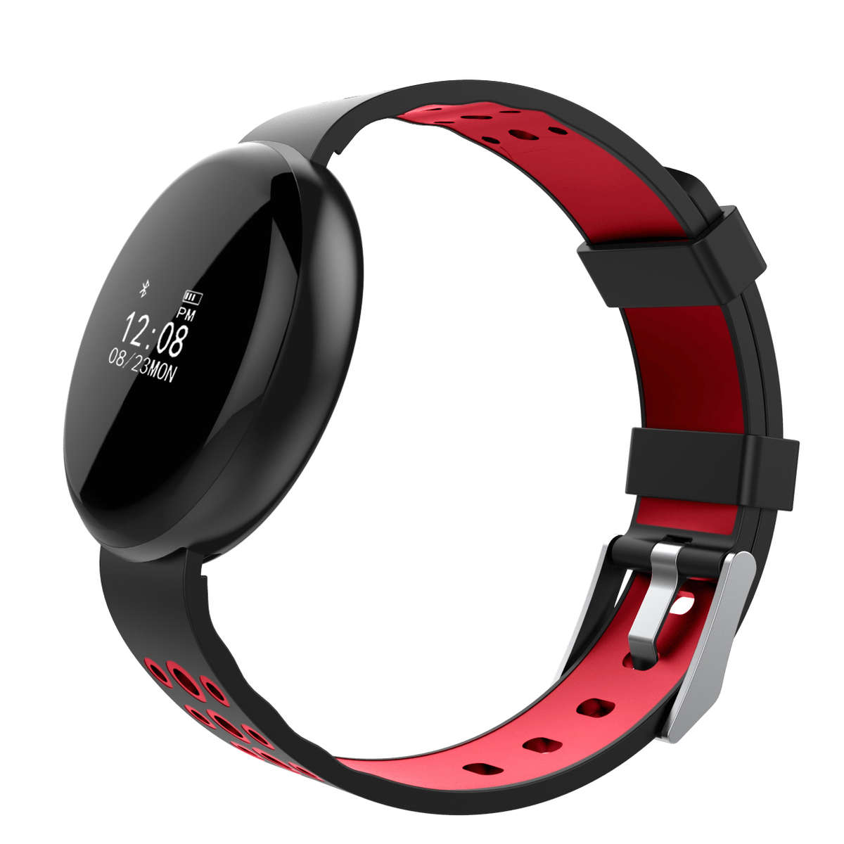 SmartWatch Round Screen Blood Oxygen Pressure Heart Rate Monitor Fitness Tracker SmartWatch