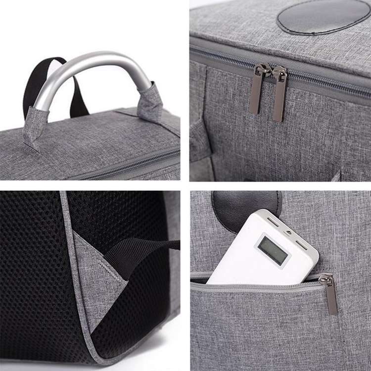 Waterproof Storage Shoulder Bag Backpack Carrying Case for MJX Bugs 5 W B5W Drone - 0.98kg