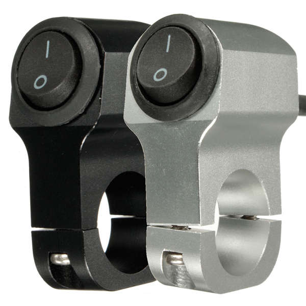 12V 10A Motorcycle Handbar Grip Light Switch On/Off Aluminum Alloy