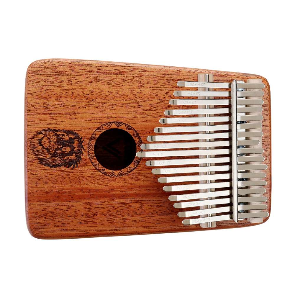 Jonas 17 Keys African Mahogany Wooden Kalimba Thumb Piano Finger Music Instrument