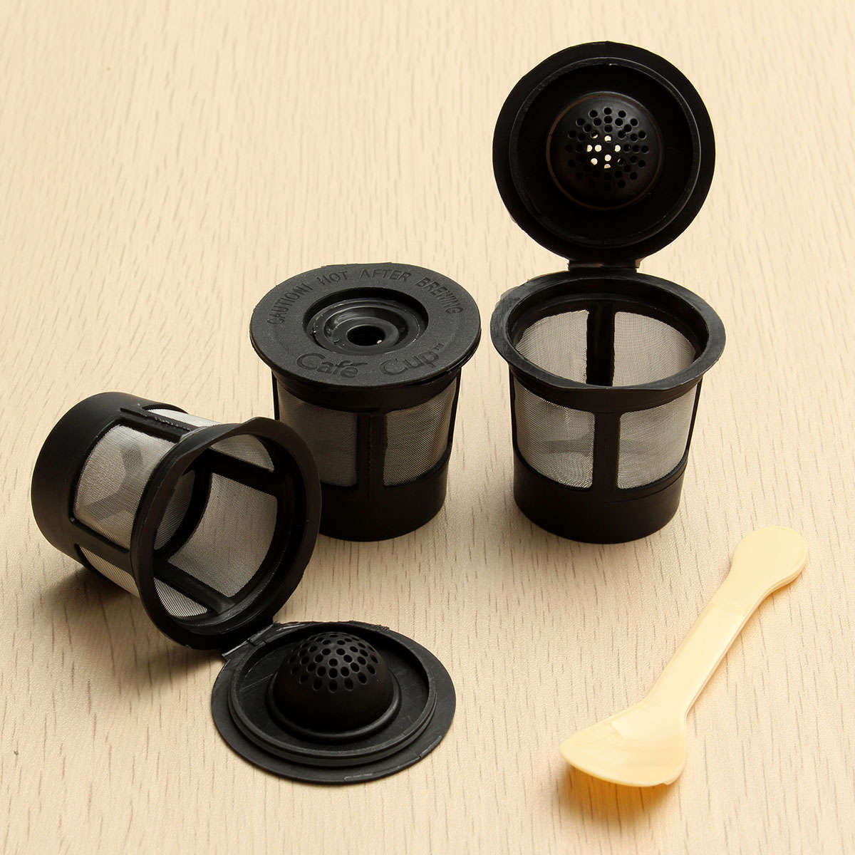 3Pcs Reusable Coffee Filters Coffee Capsule Cup for Dolce Gusto Machine