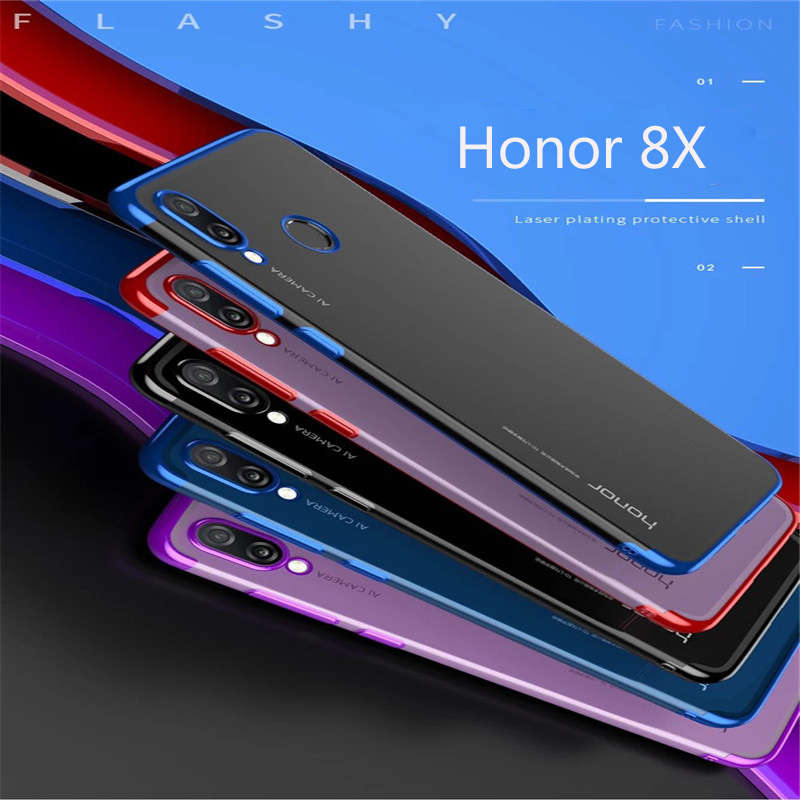 Bakeey Luxury Ultra Thin Color Plating Shock-proof Soft TPU Protective Case For Huawei Honor 8X -