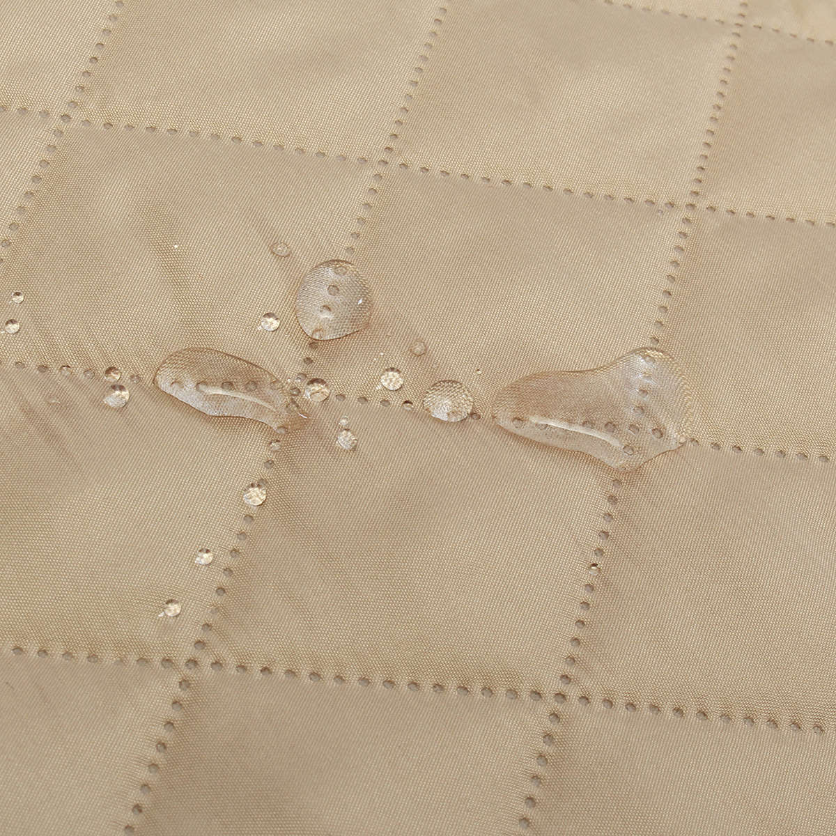 Khaki Pet Sofa Couch Protective Cover Removable W/Strap Waterproof 3 Seater Carpet