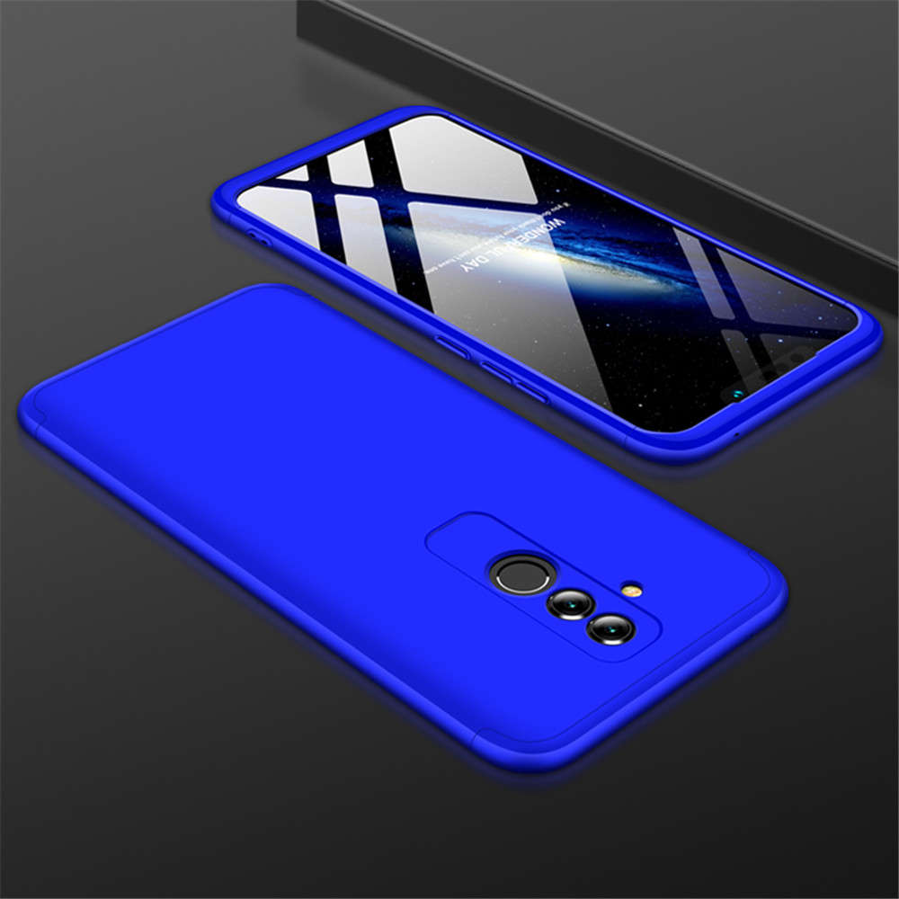 Bakeey 3 in 1 Double Dip Shockproof Full Cover PC Protective Case For Huawei Mat... (COLOR: BLUE)