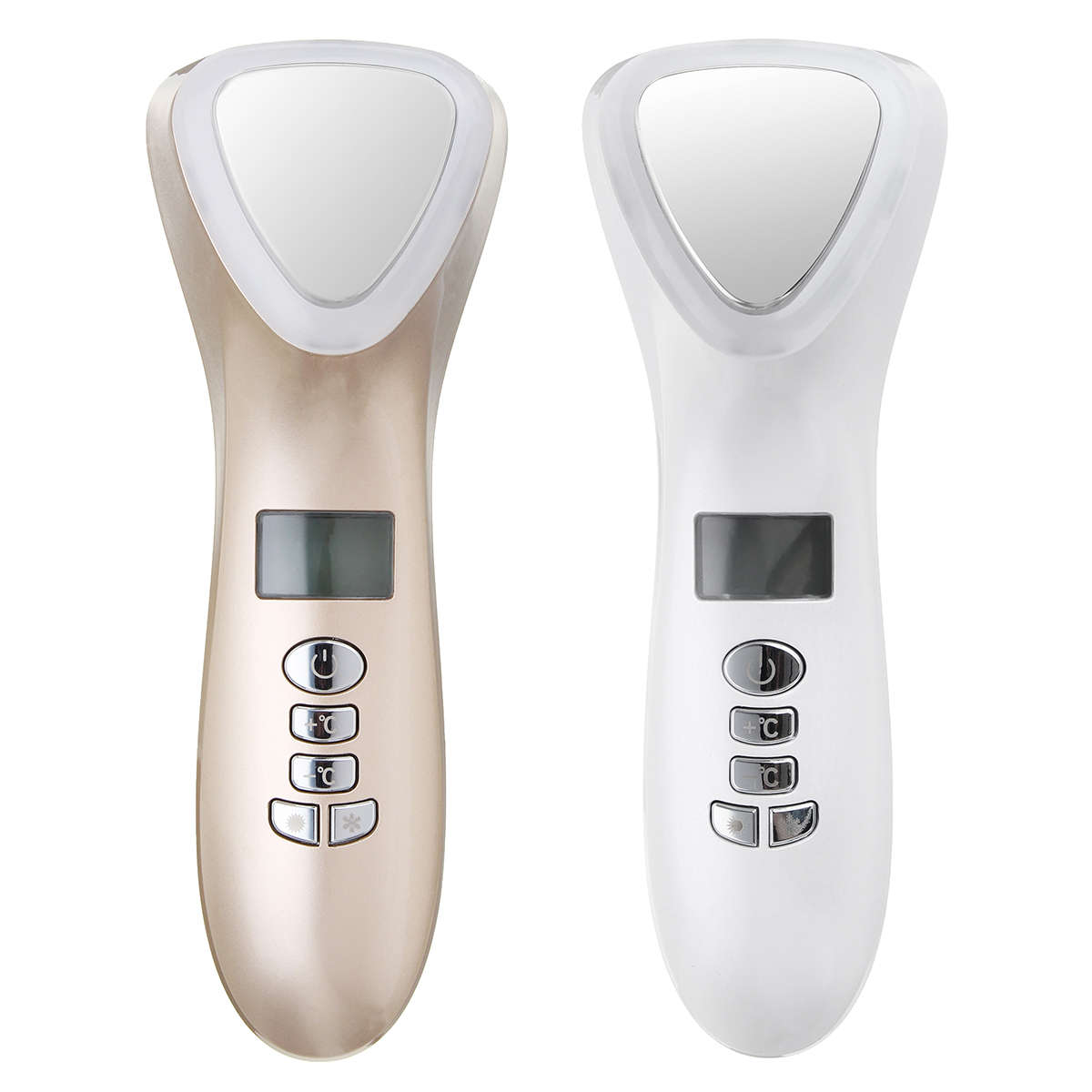Ultrasonic LED LCD Light Cold Hot SPA Beauty Facial Skin Firming Body Massage Machine