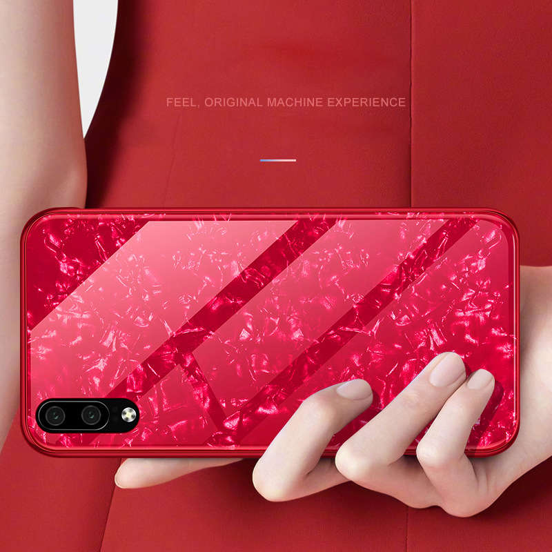 Bakeey Shell Glossy Tempered Glass Soft Edge Protective Case for Huawei P20/ Huawei nova 3e/ P20