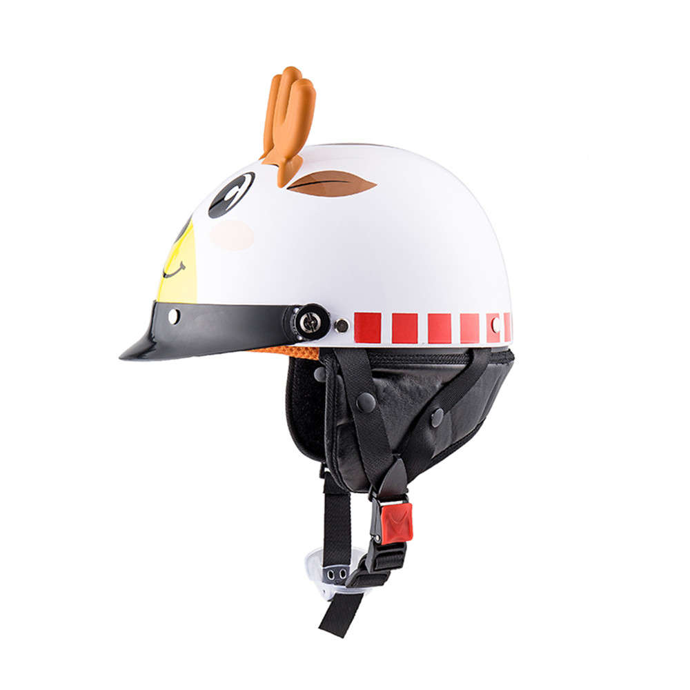 BYB ABS Children Cute Helmet Protective Anti-fog Lens Breathable Cartoon Universal