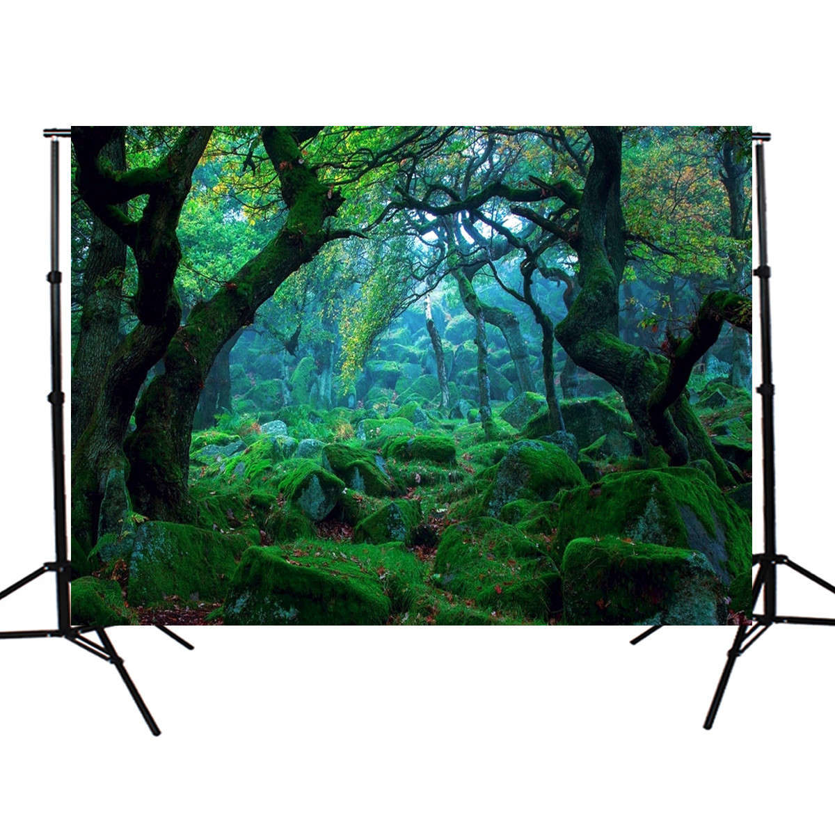 5x3FT Nature Jungle Forest Tree Photography Background Backdrop Studio Props