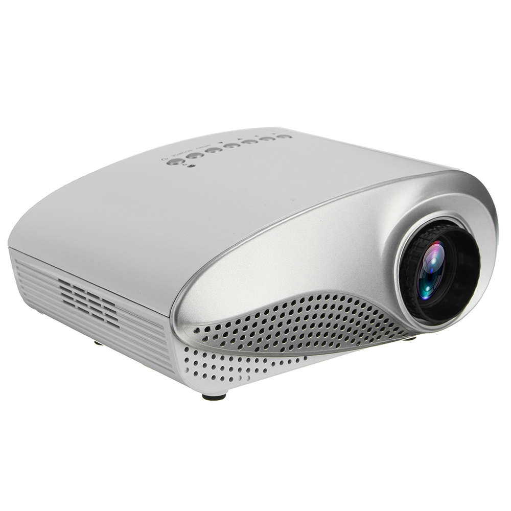 3D 1080P Portable LCD LED Mini Projector 600 Lumens 480x320 USB VGA TV AV Office Home Theater