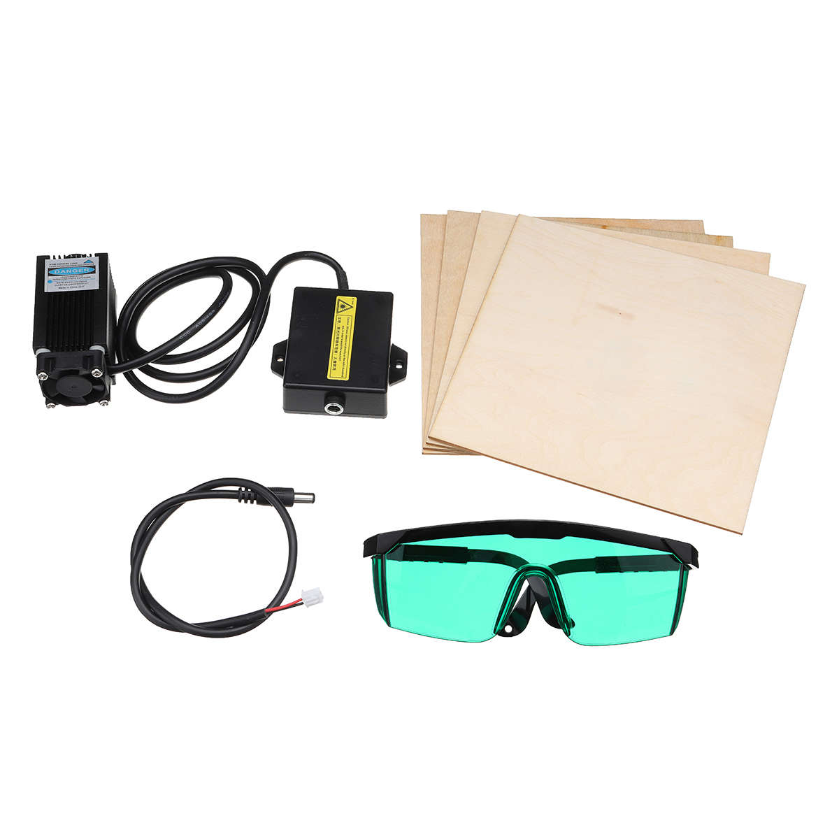 12V Blue Violet Laser Engraving Head Set With Wood Plates For CR-10 CR-10S 3D Printer