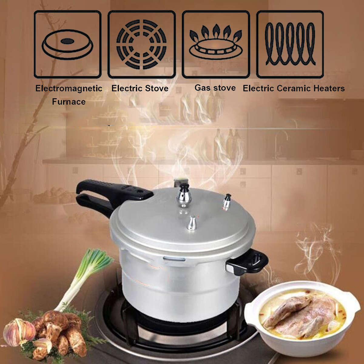 Bocini Pressure Cooker 7Lt