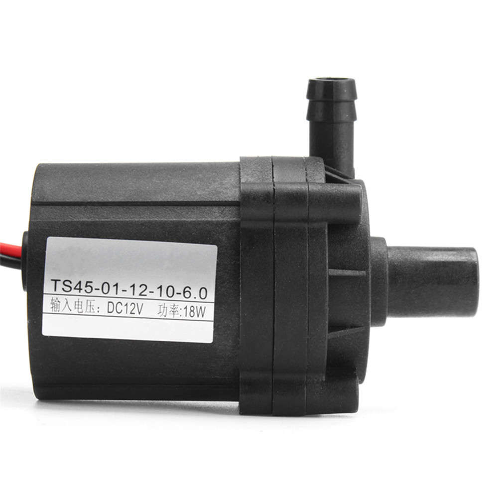 DC 12V 18W Water Pump Quiet Mini Cold Water Circulation Fluid Transfer Water Pump 12L/min