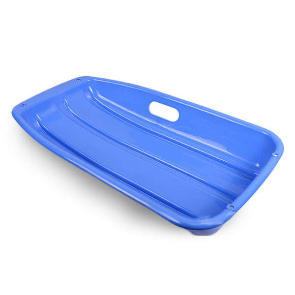 Sled Snowboard Thickening Skiing Board Plate Grass Skiing Car Sliding Plate with Rope (COLOR: BLUE)