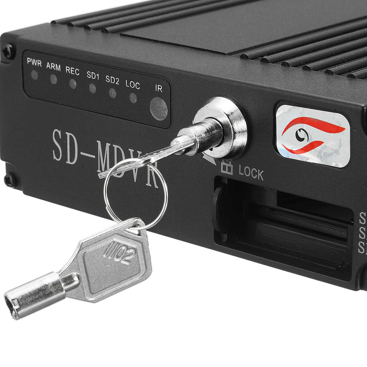 SW-0001A 12V Mobile HD DVR Realtime Video Audio Recorder Bus Car DVR