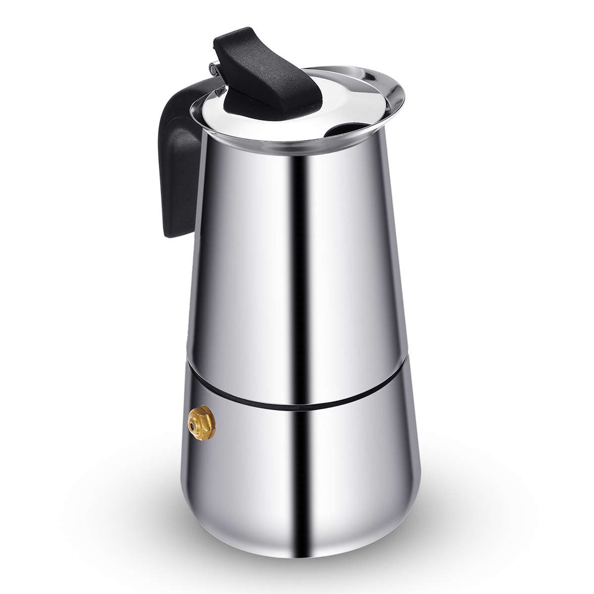 100/200/300/450ML Stainless Steel Moka Espresso Maker Pot Filter Coffee Cook