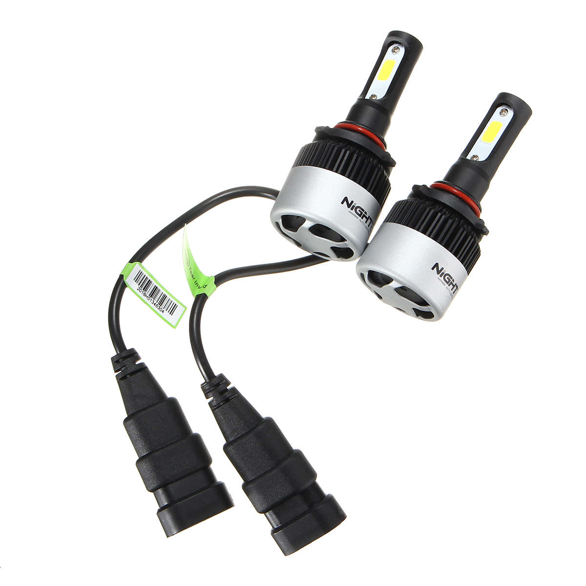 LED Headlight  Nighteye COB LED Car Headlights 9005 9006 H4 H7 H11 Bulbs Lamps 72W 9000LM 6500K