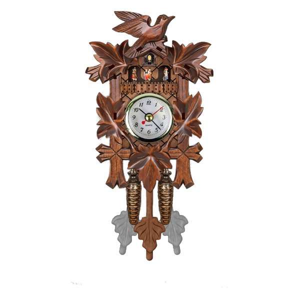 Cuckoo Wall Clock Bird Decorations For Home Cafe Restaurant Art Vintage Chic Swing Li... (STYLE: #3)