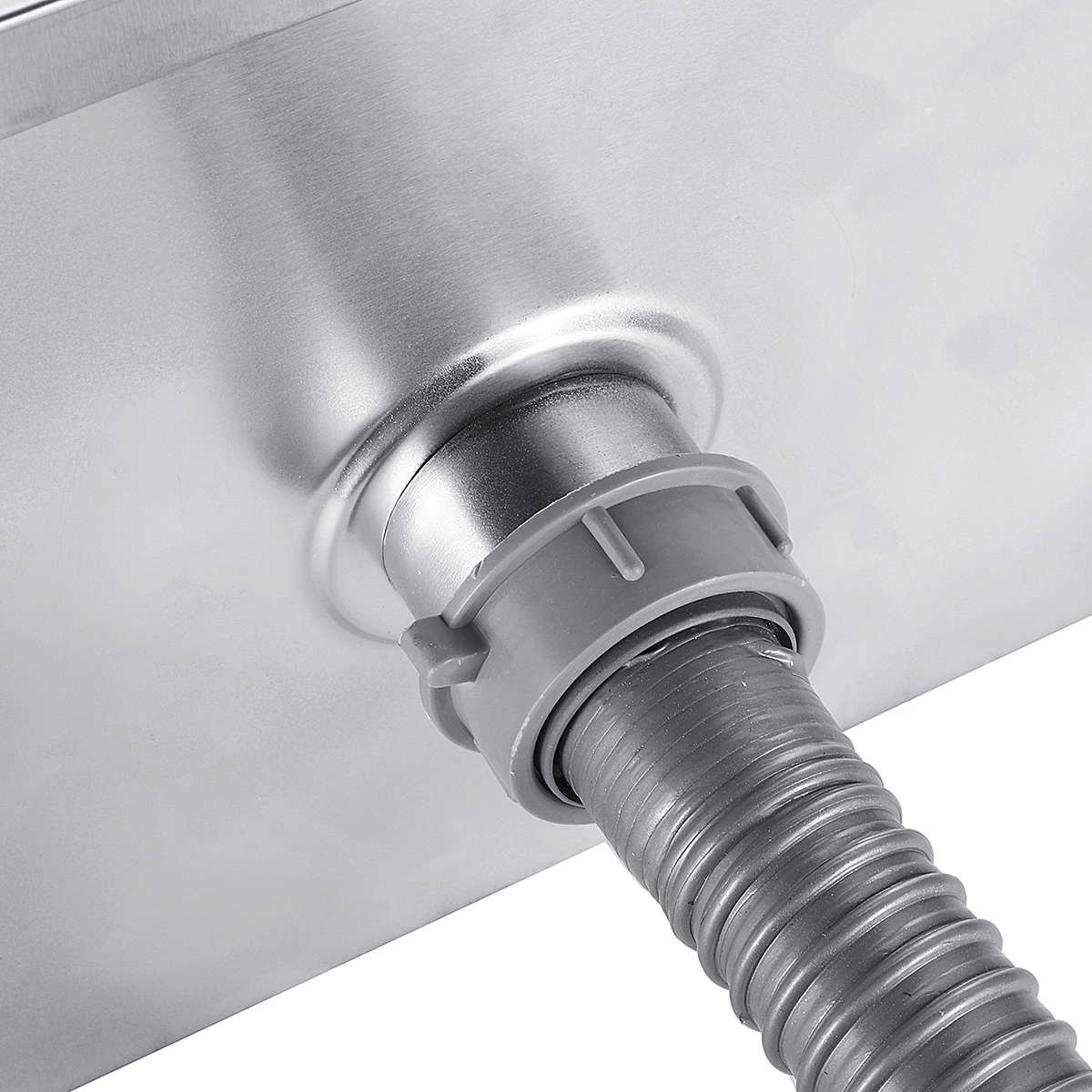 5GPM Stainless Steel Grease Trap Interceptor Set Restaurant For Kitchen Wastewater