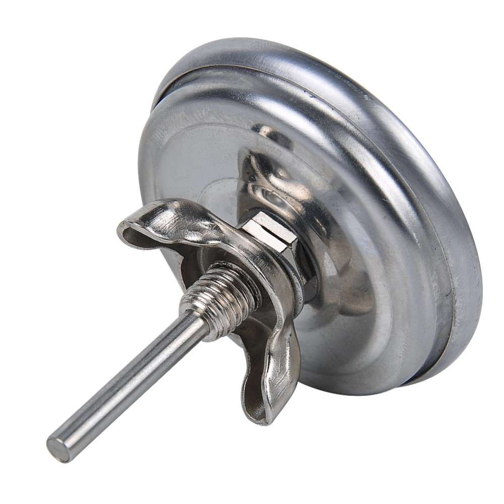 Stainless Steel BBQ Grill Smoker Thermometer Gauge Barbecue Cooking Grill Tools