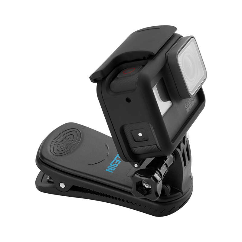 Telesin GP-JFM-003 Quik Release 360 Rotary Backpack Clip Mount for GoPro Xiaomi Action Sport Camera