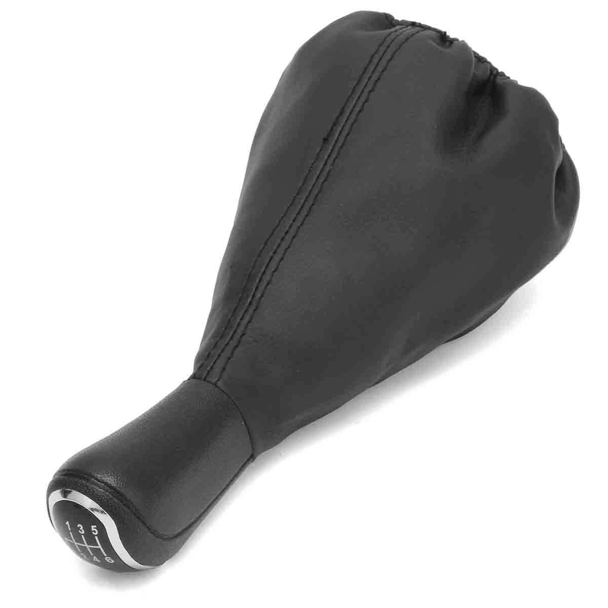 6 Speed Gear Stick Shift Knob Gaiter Cover For Mercedes C Class W203