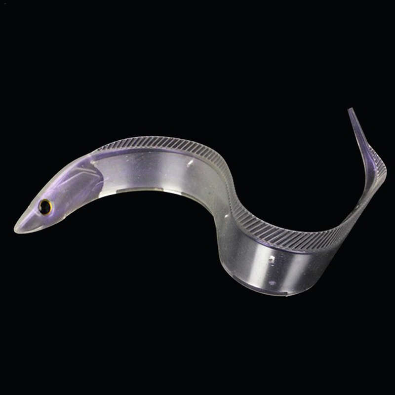 ZANLURE 2pcs/set Transparent White Squid Ribbonfish Lure Fishing Lure Bulit-