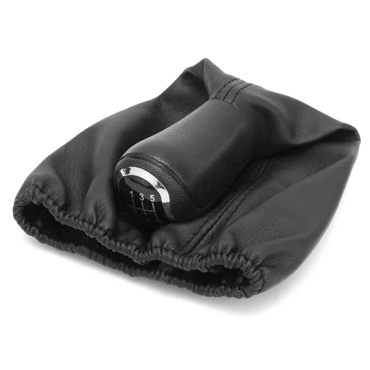 6 Speed Gear Stick Shift Knob Gaiter Cover For Mercedes C Class W203